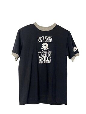 Nike Girls L 14-16 Volleyball Graphic Tee Don't Stand So Close Cotton Used Y2K